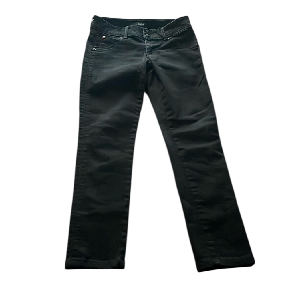 Women’s size 26 black Hudson Collin Mid-Rise Skinny Jeans